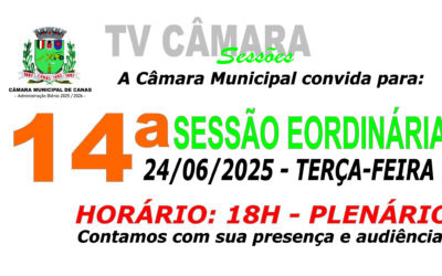 Convite para 14ª Sessão Extraordinária