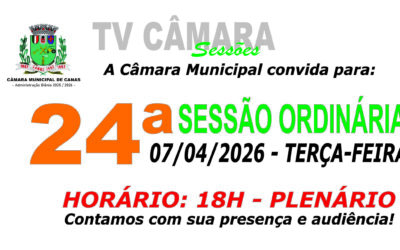 Convite para 24ª Sessão Ordinária