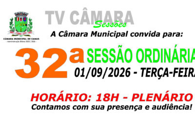 Convite para 32ª Sessão Ordinária